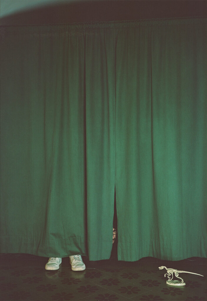 Meli Strauss, 2022, framed archival print from 120 mm photographic negative film on Fine Art Baryta paper, wooden frame, 120 × 80 cm